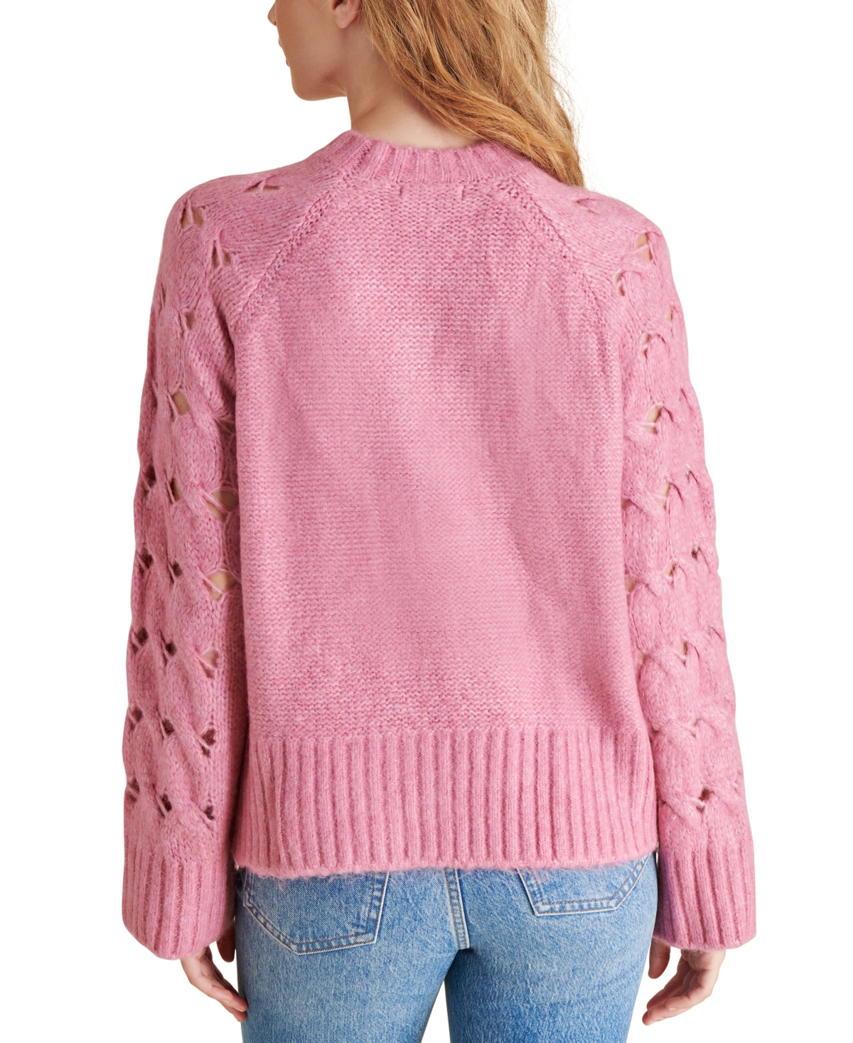Steve Madden Women's Sonora Oversized Open-Stitch Sweater