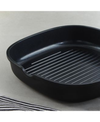 Leo Phantom Nonstick Ceramic 10.25" Grill Pan, Recycled