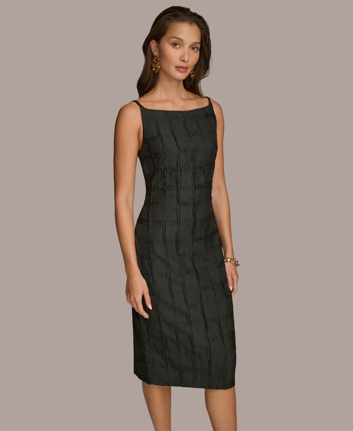 Donna Karan New York Women's Jacquard Sheath Dress