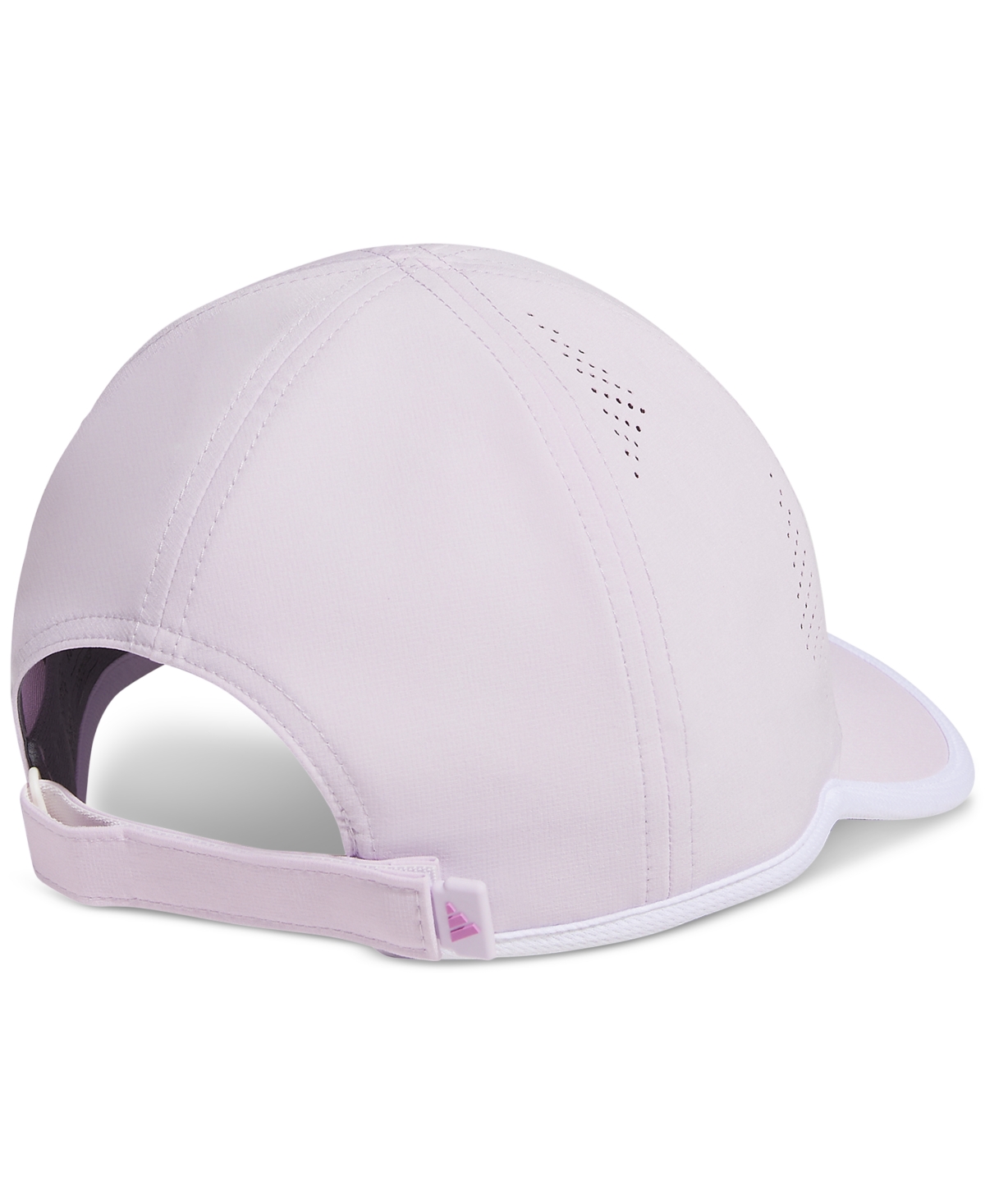 adidas Women's Superlite 3 Stripe Adjustable Hat -preloved Purple/white