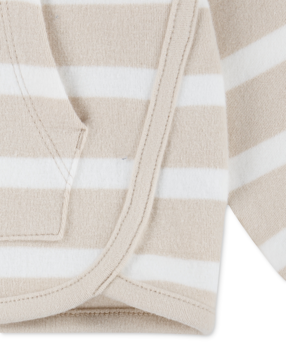 Nike Baby Girls "ready Set" Striped Hoodie & Jogger Pants, 2-piece Set In Sanddrift