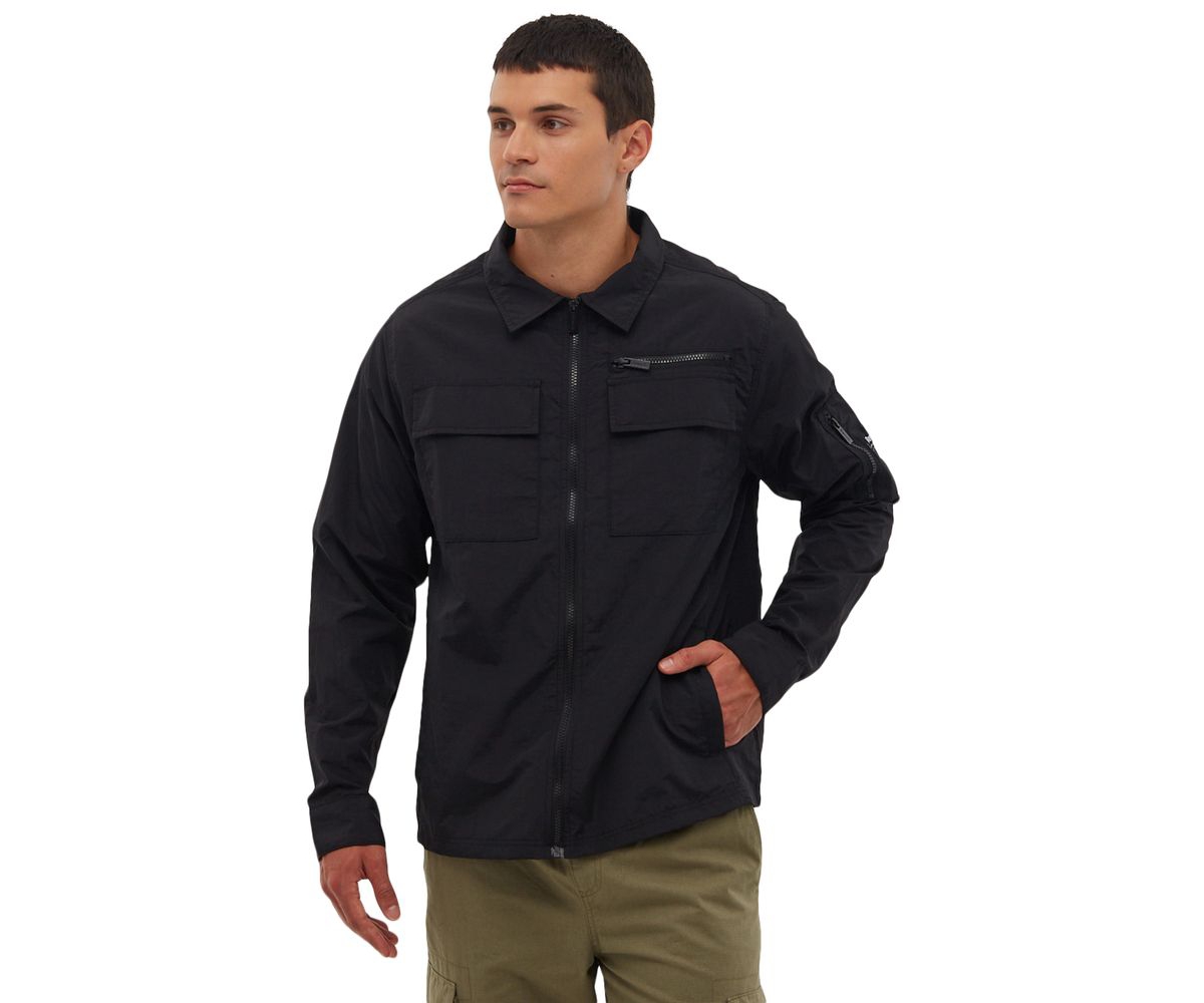 Men's Branson Sleeve Pocket Shacket - Frost grey