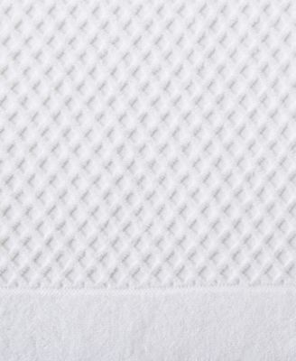 Quick-Drying Cotton Diamond Waffle Textured 4-Piece Bath Towel Set