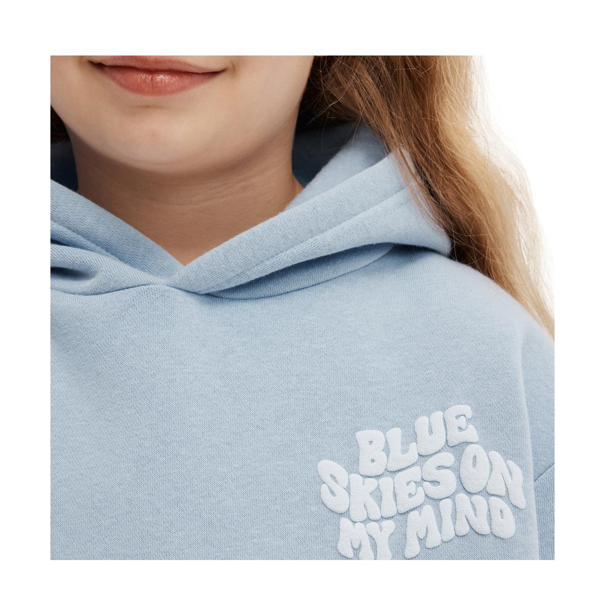 Cotton On Little Girls Little/Big Serena Slouch Hoodie -/ skies