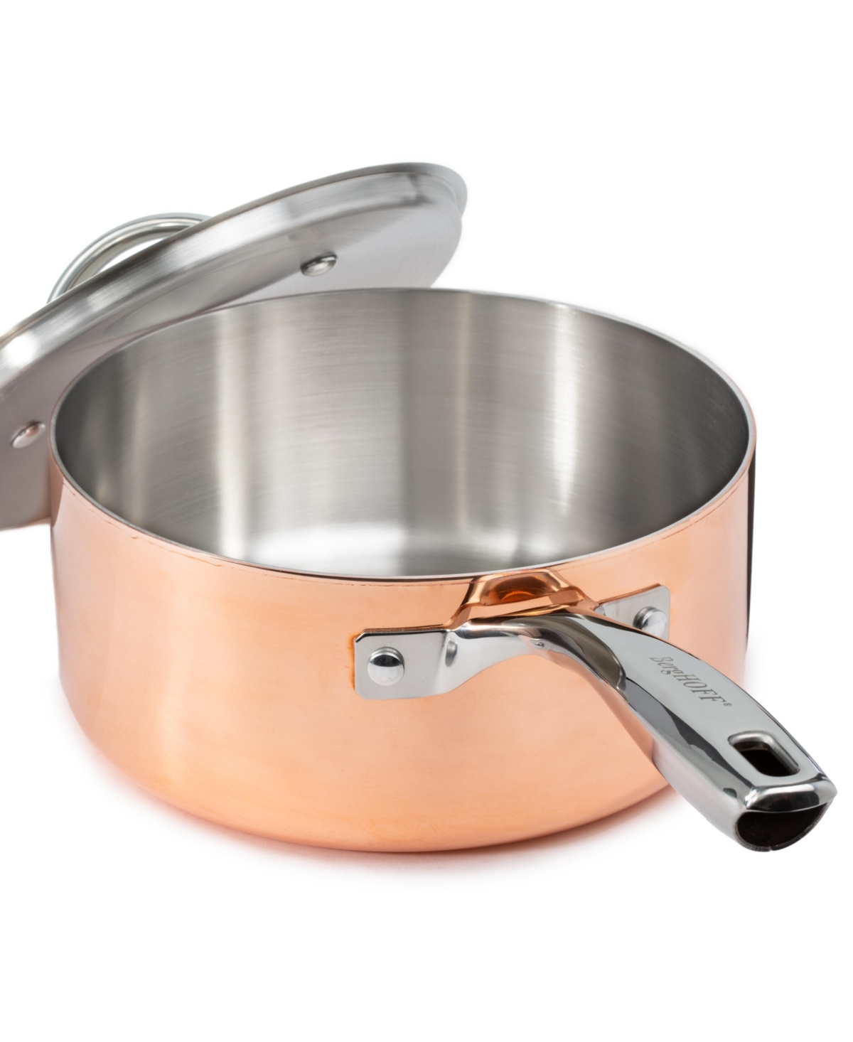 BergHOFF Vintage 15pc Tri-PlyCookware Set with Lids, Polished - Copper