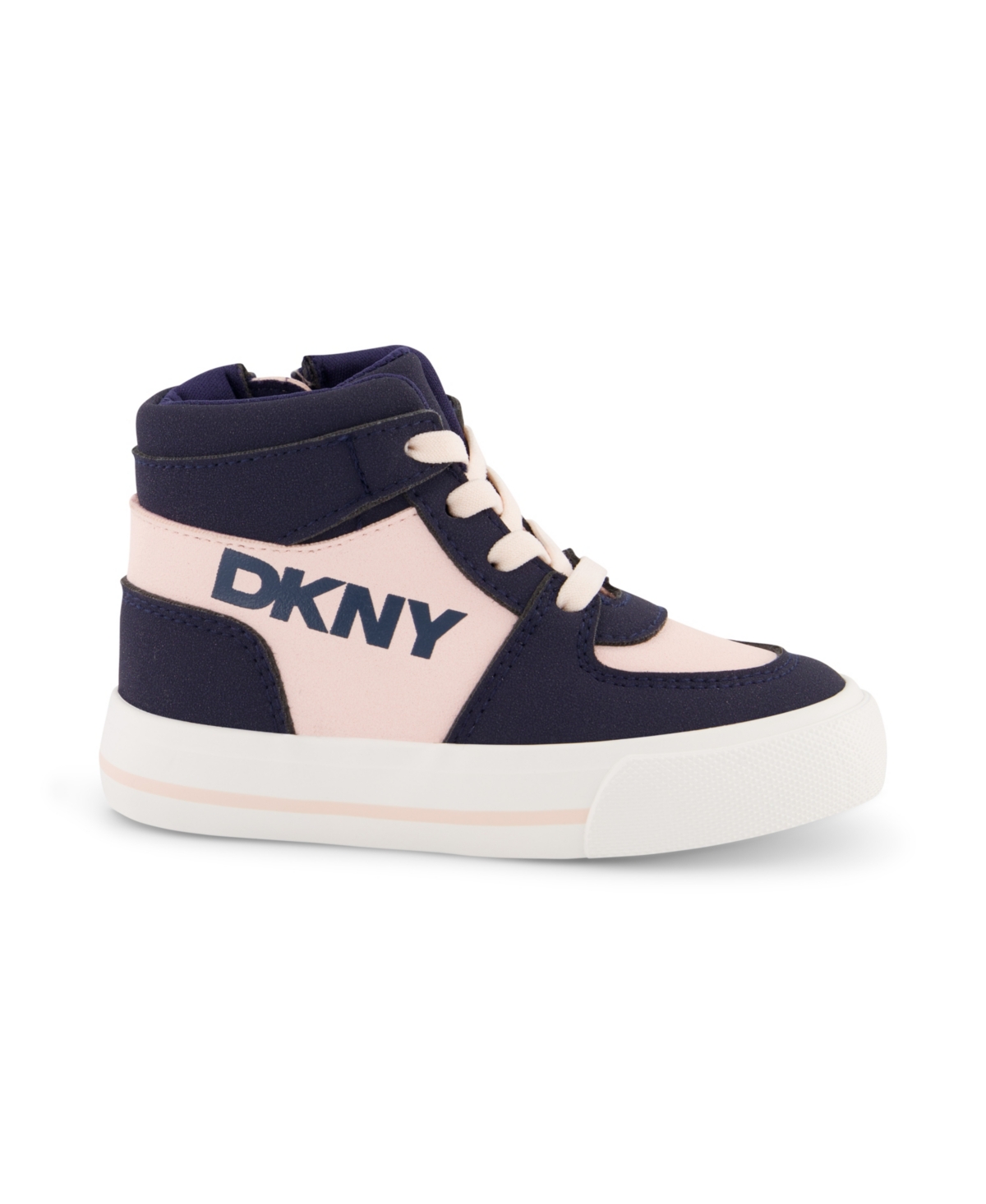 Dkny Toddler Girls Amelia Alice High Top Sneaker In Navy