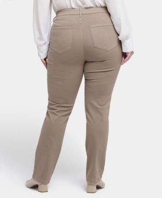 Plus Size Marilyn Straight Utility Pocket Jean