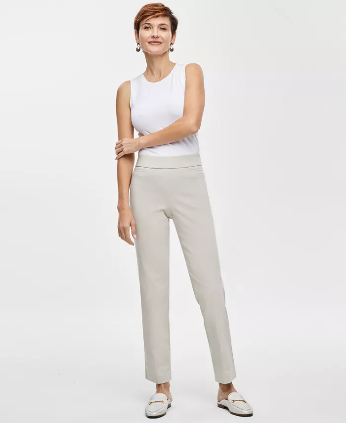 Women's Tummy Control Pull-On Slim-Leg Pants
