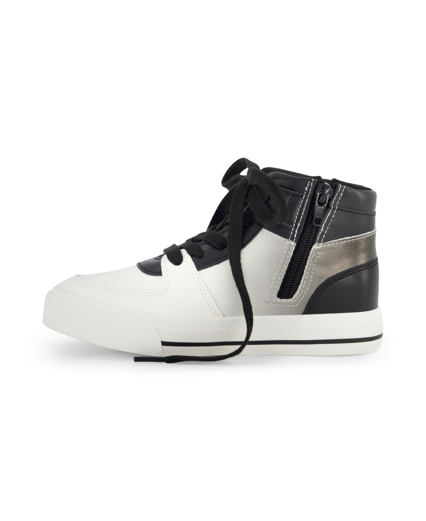 Кроссовки DKNY Amelia Alice High Top Sneaker для девочек, цвет: Чёрный / Белый — фото 2