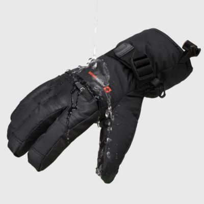 Men's Waterproof Snow Gloves Zipper Pockets Winter Sport Mittens