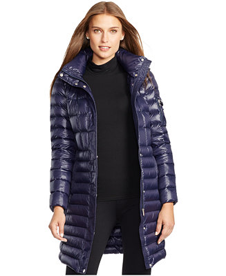 Lauren Ralph Lauren Hooded Quilted Packable Down Puffer Jacket - Coats ...