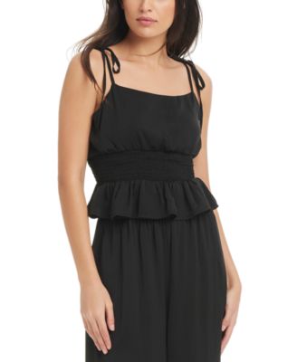 Red Carter - Women's Peplum Cover-Up Tank Top