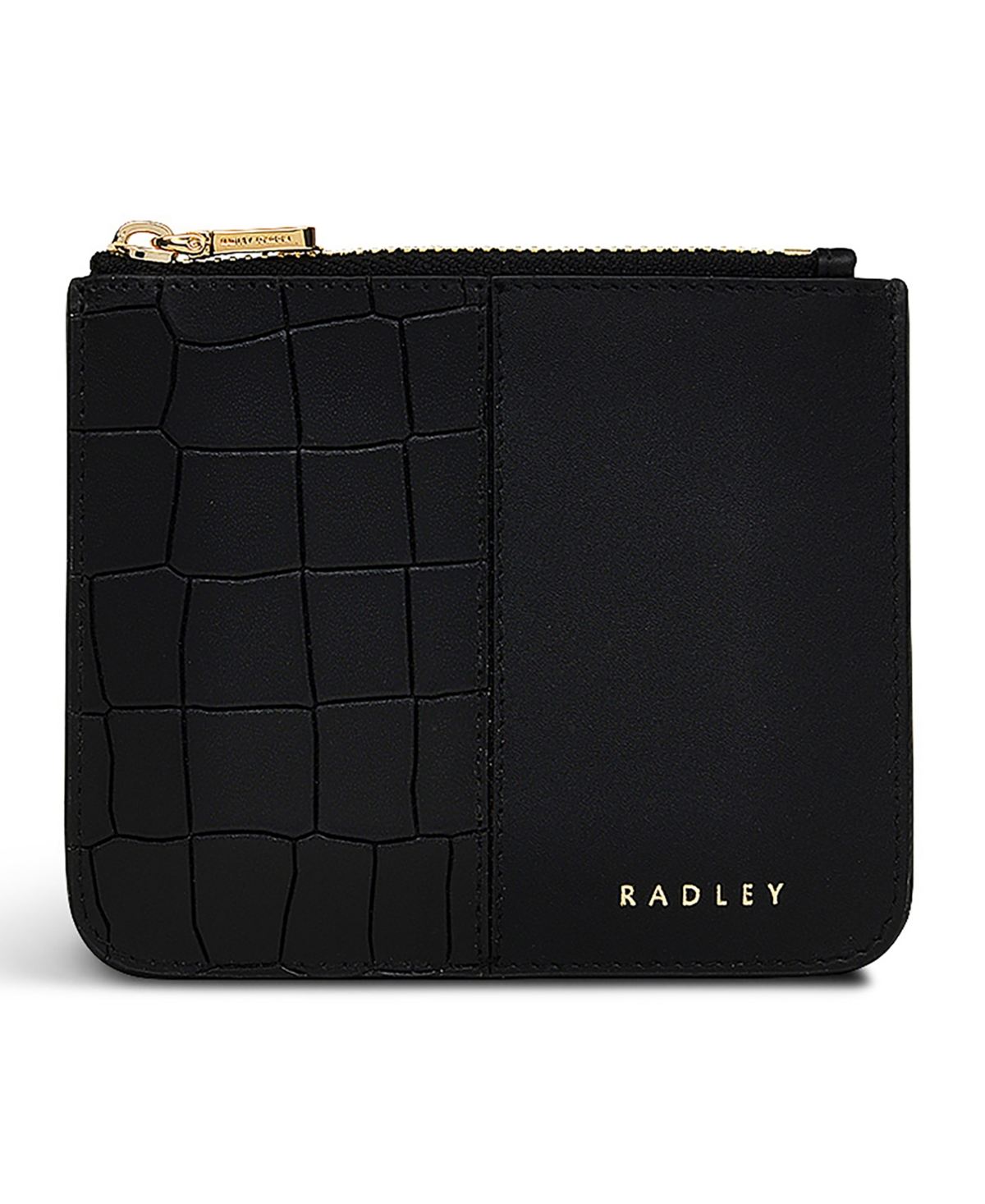 Radley London Mount Row Small Zip Top Coin Wallet In Black