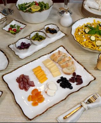 Regency Deep Metallic-Trim Bowl