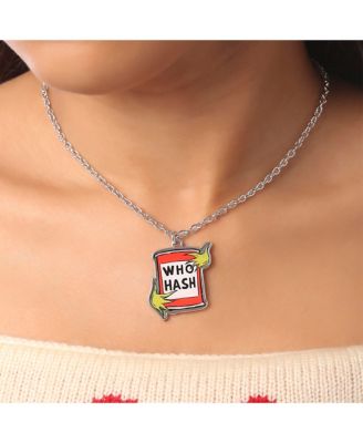 Dr Seuss Grinch WHO HASH Necklace