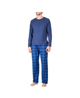 Men's Crew Neck Knit Pajama Set