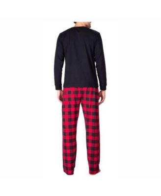 Men's Crew Neck Knit Pajama Set