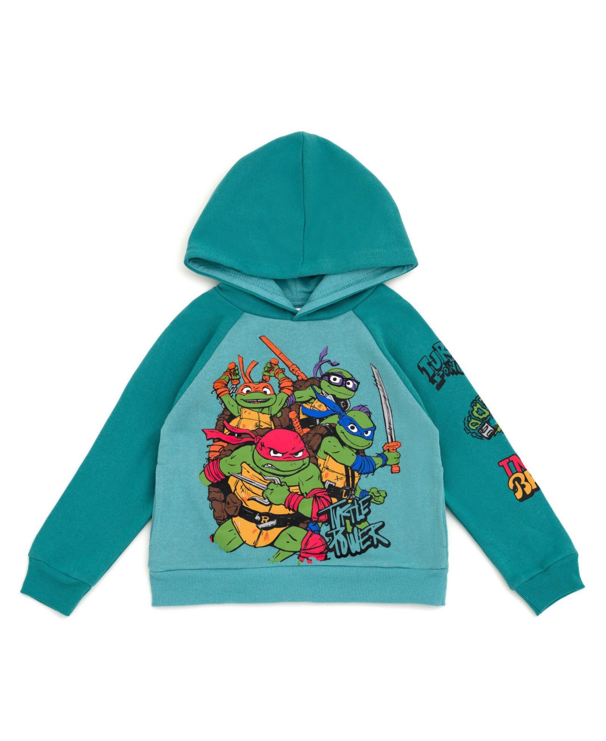 Teenage Mutant Ninja Turtles Toddler Boys Fleece Pullover Hoodie and Pants Outfit Set to (2T - 18-20)