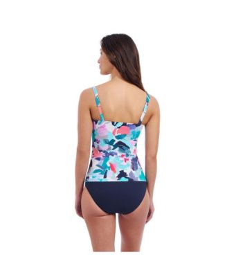 Women's Holi Underwire D Cup Crisscross Tankini