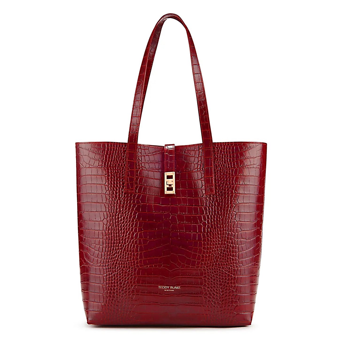 Женская сумка Teddy Blake Nina Croco 12", цвет: Bordo — фото 1