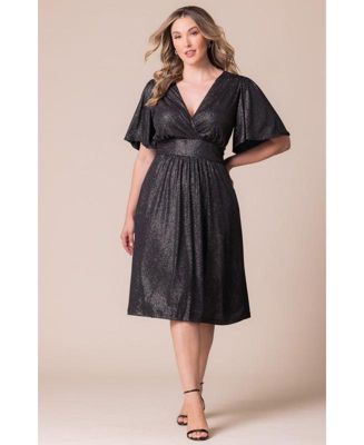 Plus Size Crystal Cove Cocktail Dress with Pockets