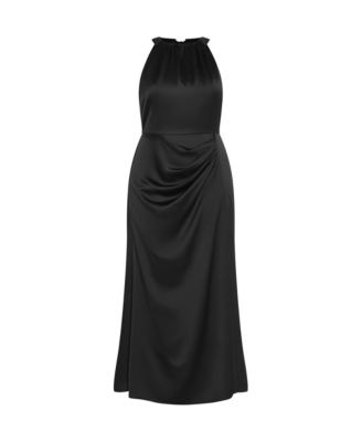 Plus Size Celina Halter Maxi Dress