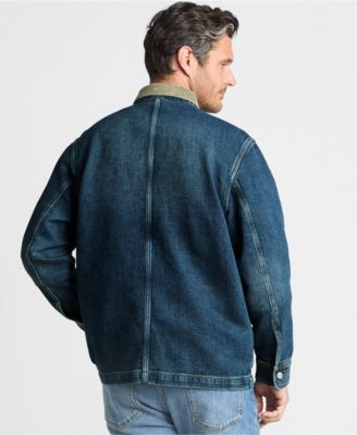 Мужская джинсовая куртка на подкладке Lands End Lands End с вельветовым воротником 25090₽