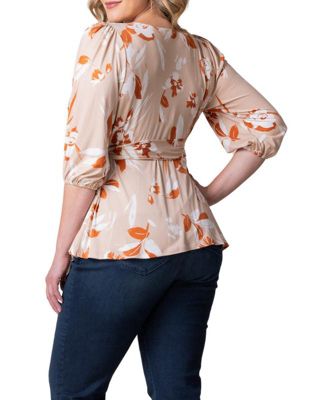 Women's Plus Size Nina V-Neck Wrap Top