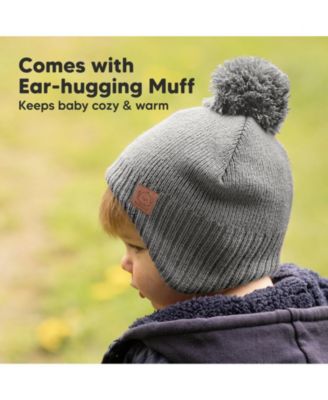 Muff Baby Beanie, Baby Hat for Baby Boys, Girls, Winter Hats for Kids, Newborn, Infant, Toddler 0-36 months