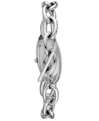 Women's D-Era Quartz Two-Hand Silver Stainless Steel 38mm