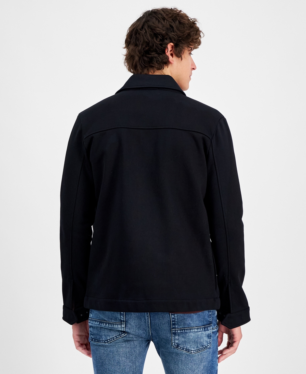 Karl Lagerfeld Paris Men's Slim-Fit Shirt Jacket