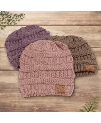 3pk Warmzy Baby Beanies, 0-36 months Baby Hats, Baby Winter Hat for Newborn, Infant, Toddlers, Boys, Girls