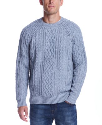 Weatherproof Vintage - Men's Chunky Cable Crewneck Sweater