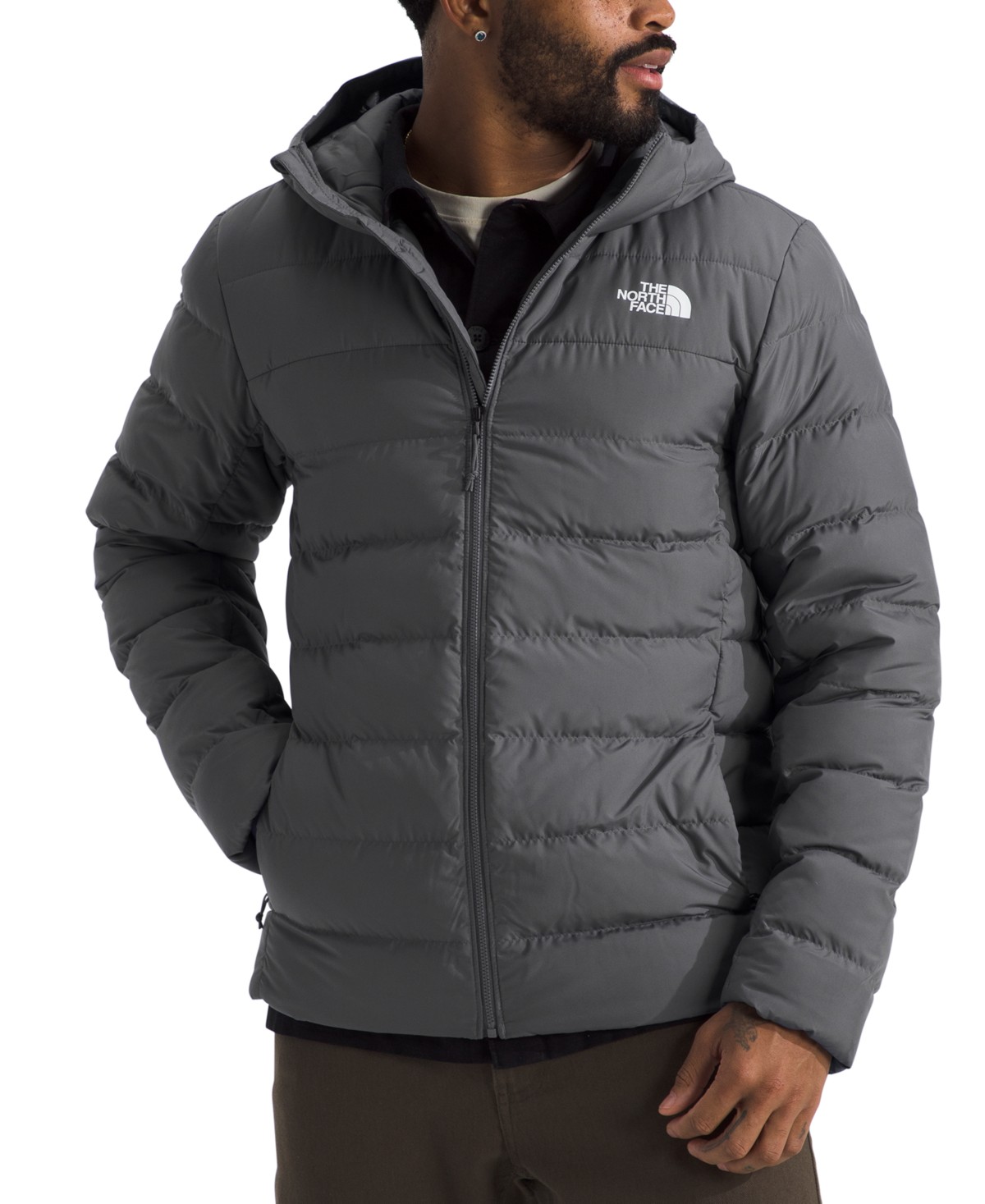Мужские куртки The North Face Men's Aconcagua 3 Zip-Front Hooded Puffer Jacket — фото 1