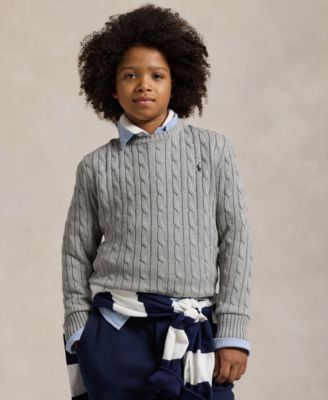 Chunky cable knit jumper from top Polo Ralph Lauren