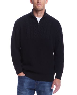 Weatherproof Vintage - Men's Cable-Knit Yoke Sweater