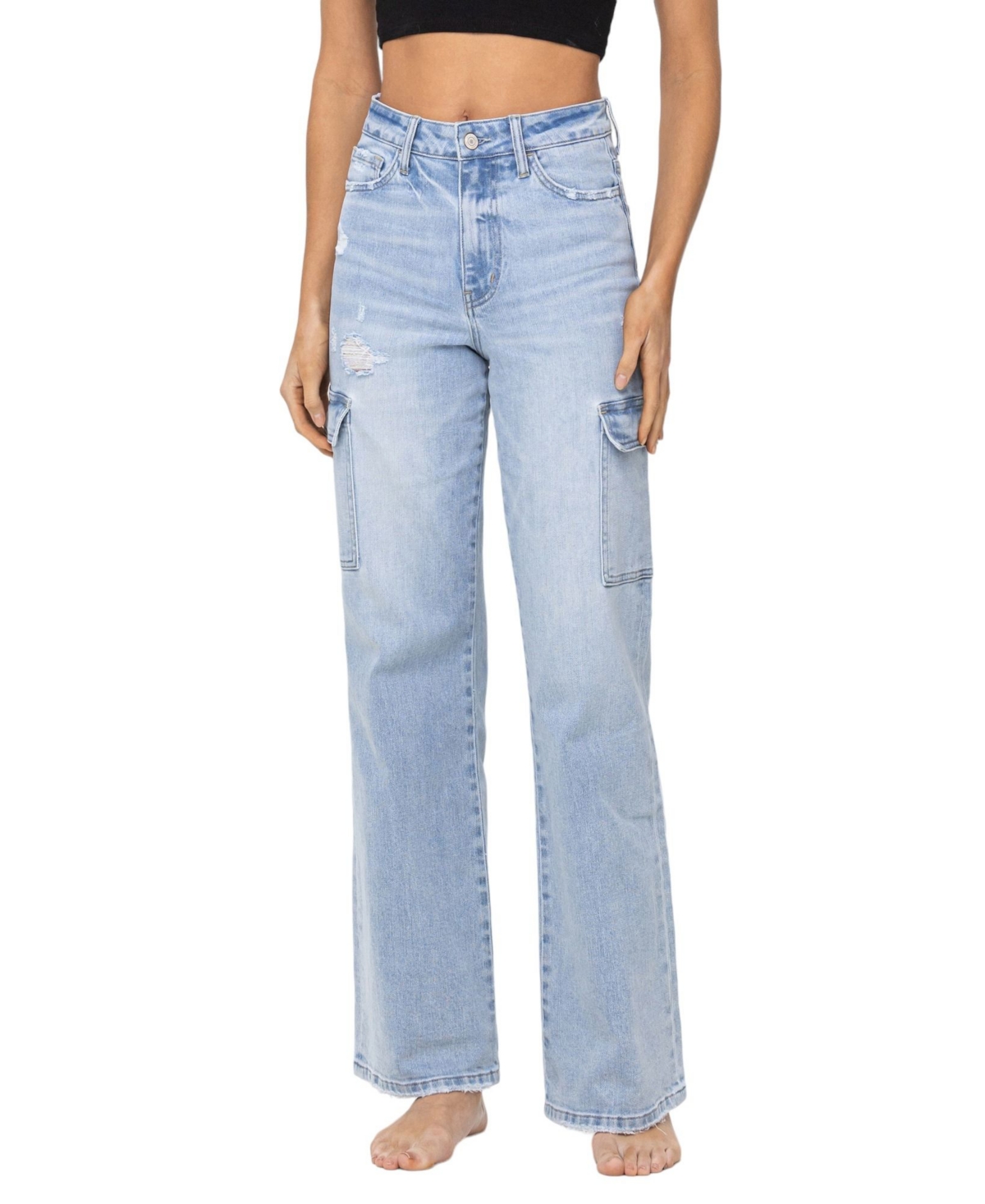 Women's Super High Rise 90's Vintage-like Straight Jeans - Reverent