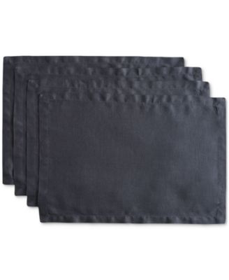 Linen Solid-Color Placemat, Set of 4
