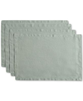 Linen Solid-Color Placemat, Set of 4