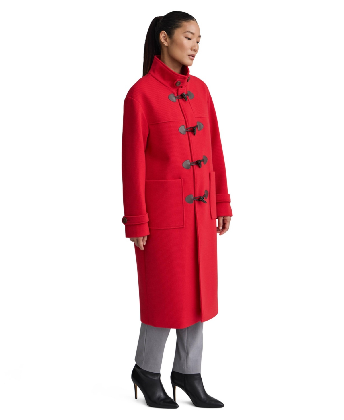 Nvlt Women's Faux Wool Duffle Coat
