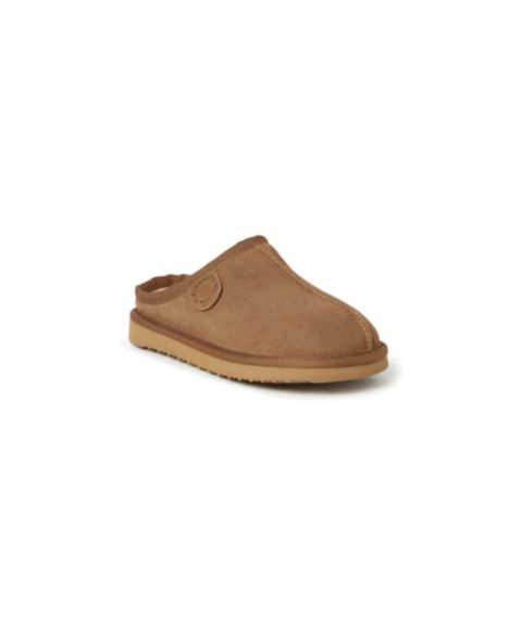 Детские тапочки-сабо Dearfoams Fireside Dempsey из натуральной овчины, цвет: Каштановый