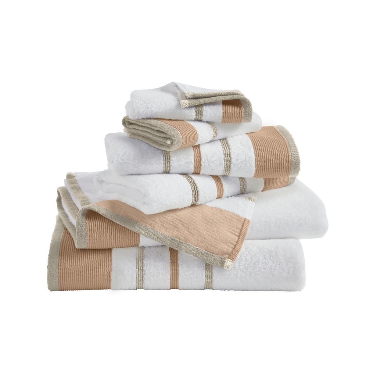 Linery & Co Linery & Co. Combed Cotton Absorbent & Durable Decorative Towel Set -/ taupe