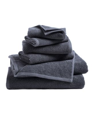 Cotton Textured 6-Piece Bath Towel Set