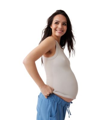 Maternity Ingrid + Isabel Seamless Rib Tank