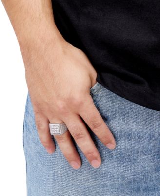 Men's Lab Grown Diamond Square Cluster Ring (2 ct. t.w.) in 10k Gold