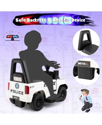 2-in-1 6V Kids Ride On Car Toddler Push Car w/ Megaphone & Siren