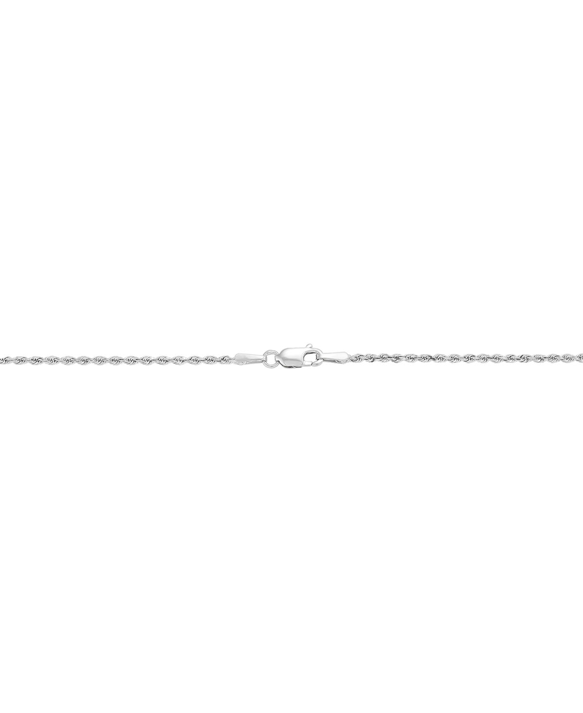 Polished Glitter Rope Link 18