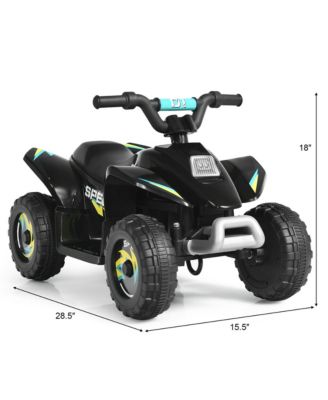 6V Kids Electric Quad ATV 4 Wheels Ride On Toy Toddlers Forward & Reverse Red