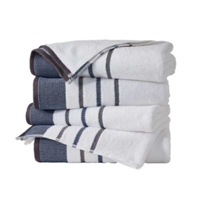 Luxurious Cotton Decorative Hand Towel Set, 4-Piece