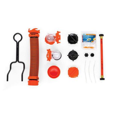 39002 Rhino Portable 21 Gallon RV Waste Tank Holding Hose and Accessories